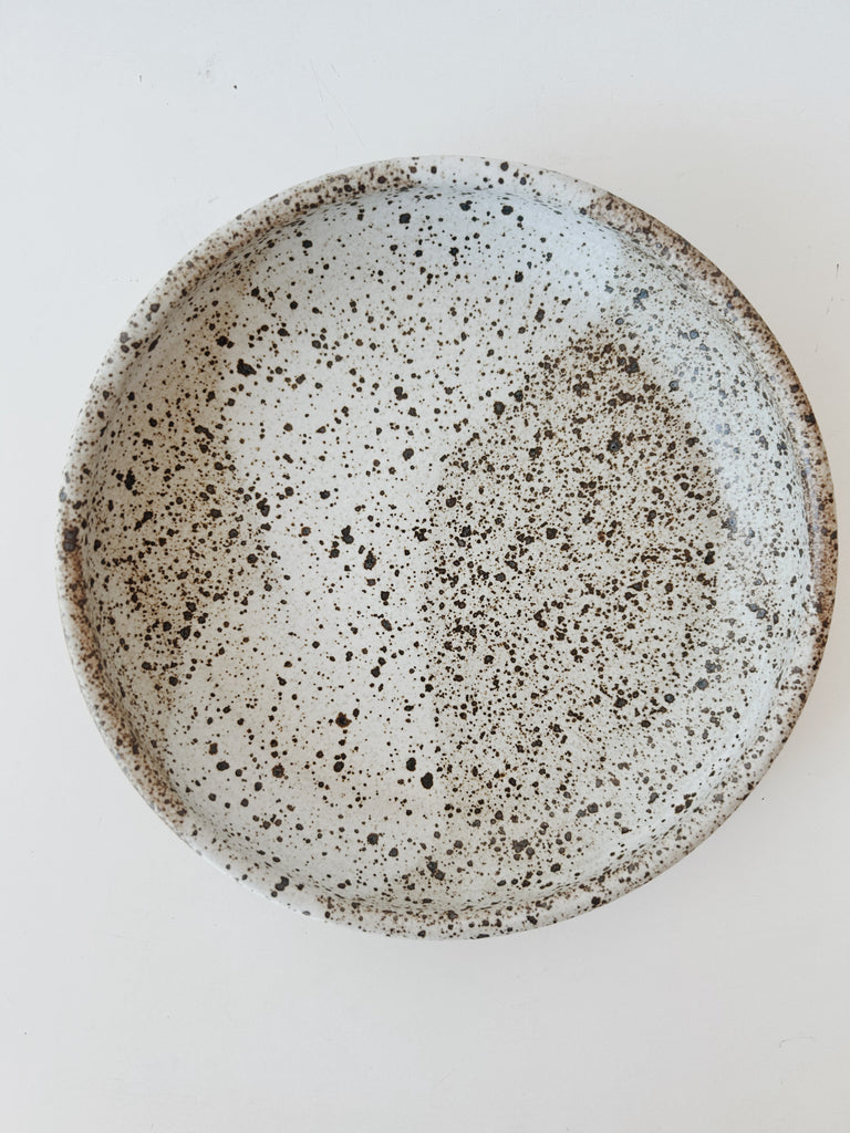 Colleen Hennessey - Shallow Dinner Bowl, Heavy Speckle, A