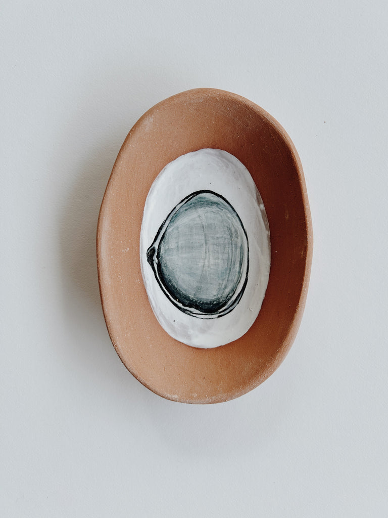 Mi Piati - Oval Dish, red clay