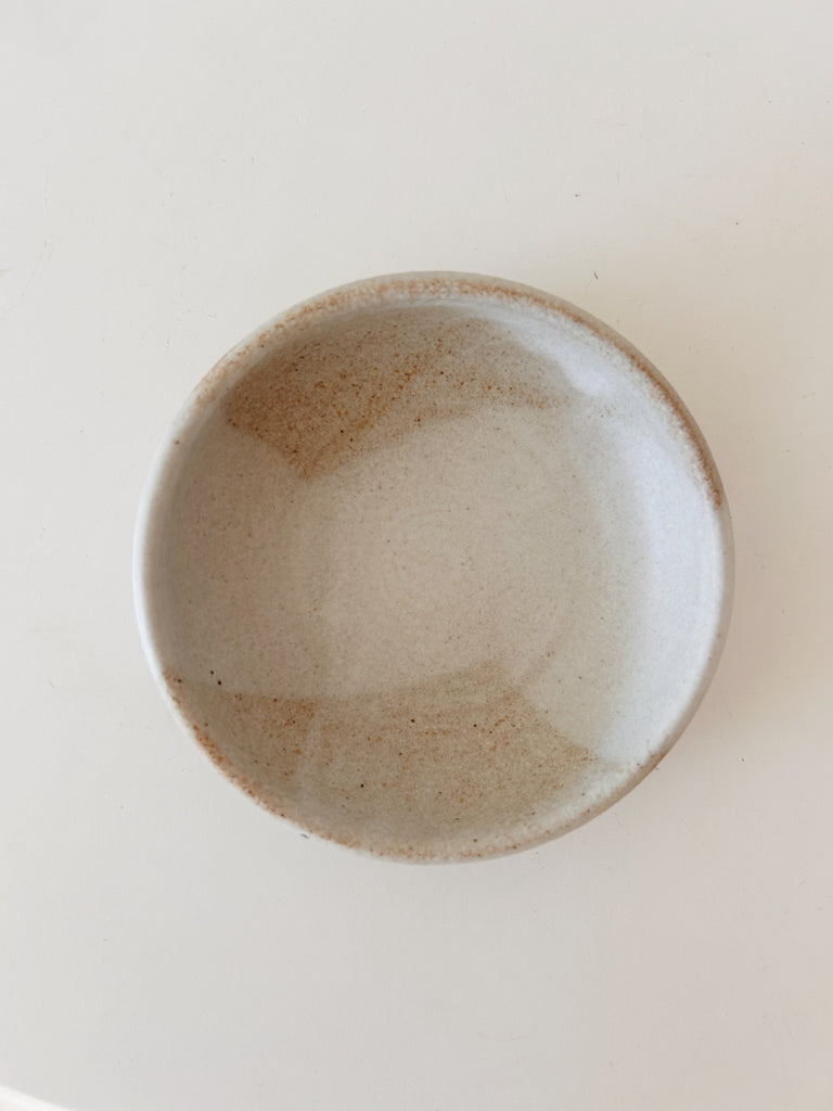 Colleen Hennessey - Condiment Bowl, Matte White/Grey, B