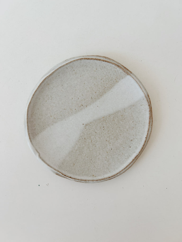 Colleen Hennessey - Tapas Plate, Matte Pale Grey, A