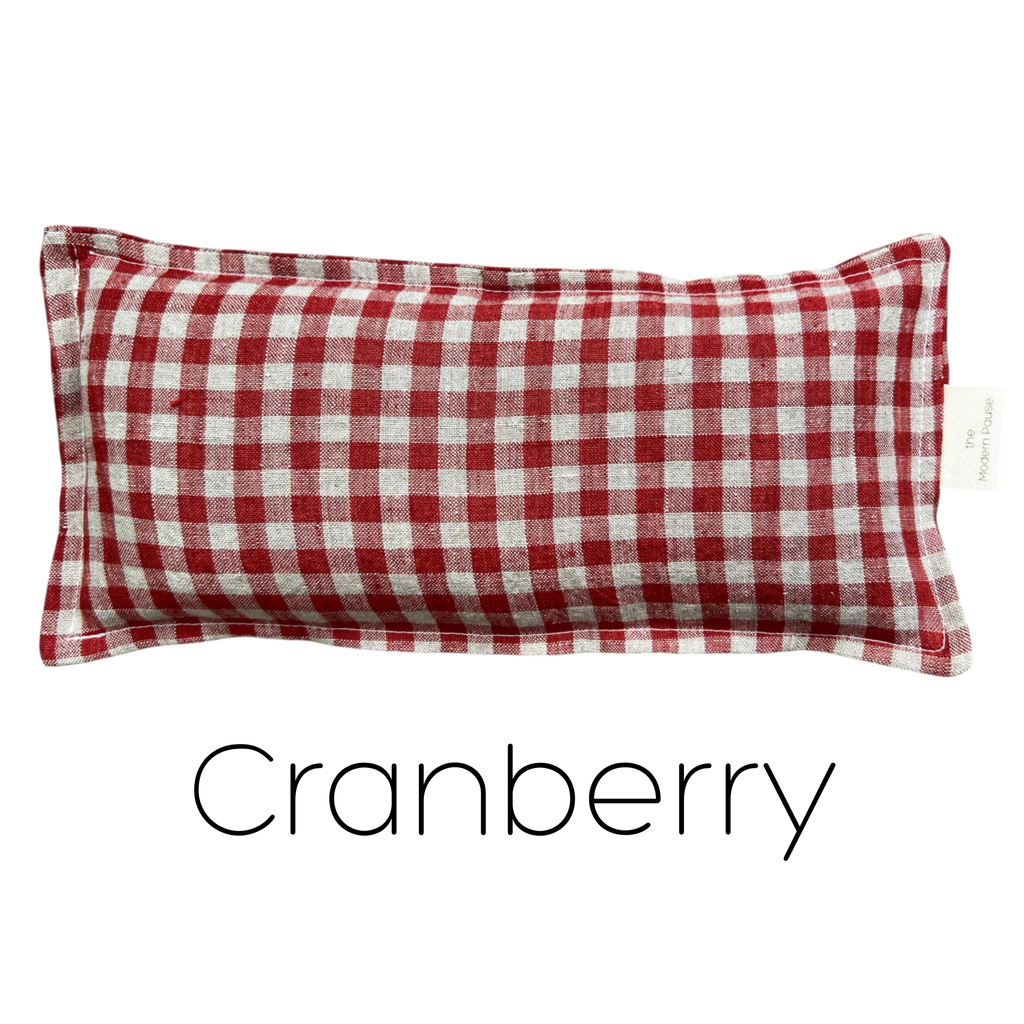 The Modern Pause - Eye Pillow - Stonewashed Organic Linen: Quartz