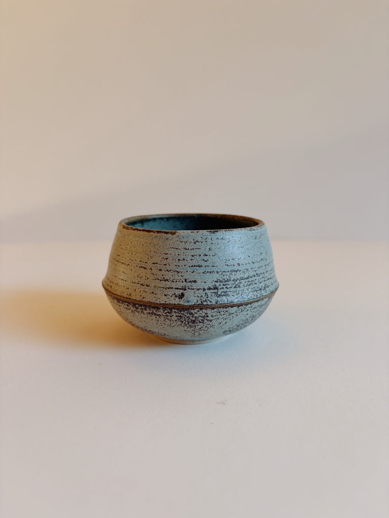 Coedo Ceramics by Celine Fisher Rustic Blue Tea Cup