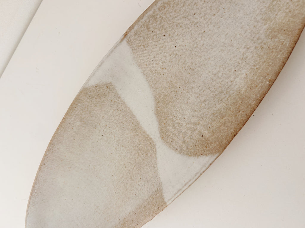 Colleen Hennessey - Canoe Dish, Matte Pale Grey / B