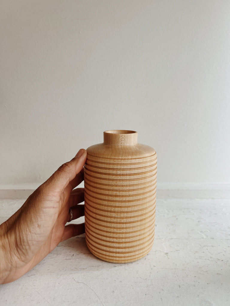 Hanna Dausch - Lined Vase, Maple