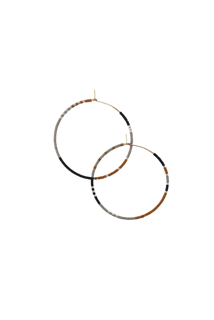 Abacus Row- Delfi Hoops, Cloudscape- large