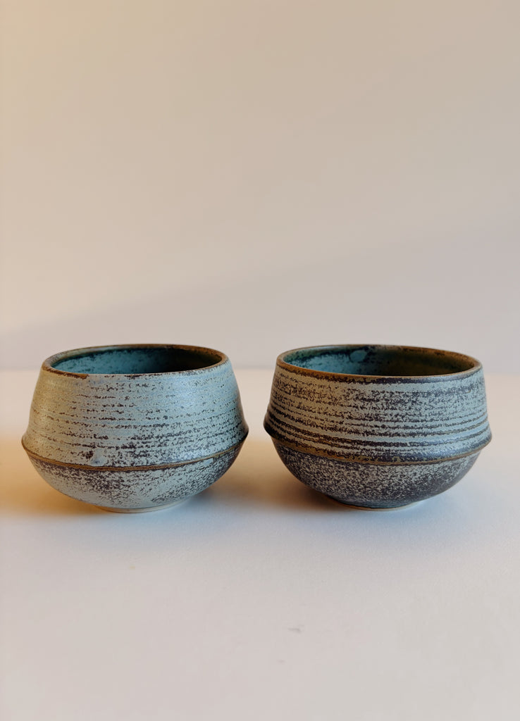 Coedo Ceramics by Celine Fisher Rustic Blue Tea Cup