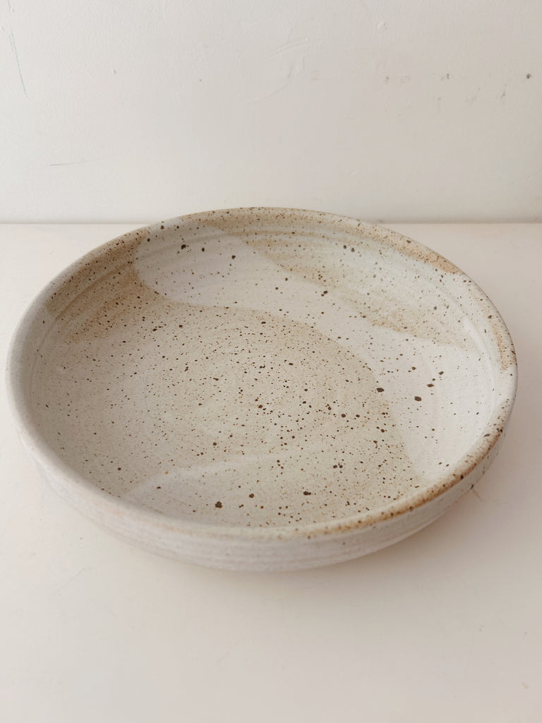 Colleen Hennessey - Large Serving Bowl, Matte Grey/White, A