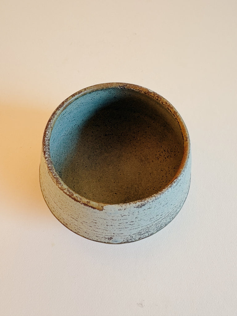 Coedo Ceramics by Celine Fisher Rustic Blue Tea Cup