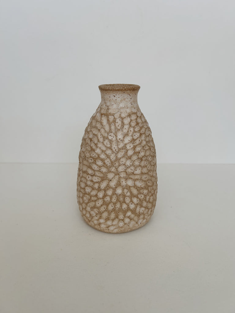 Off Kilter Ceramics- Carved Vase, C