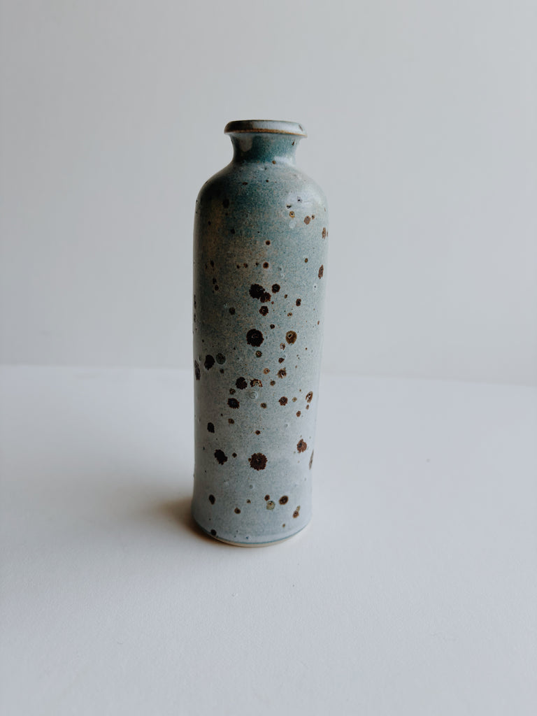 Celine Fisher Bottle Bud Vase- Freckled
