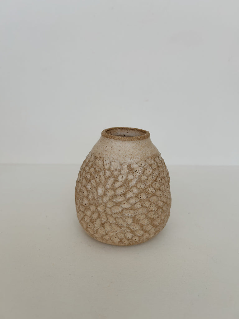 Off Kilter Ceramics- Carved Vase, F