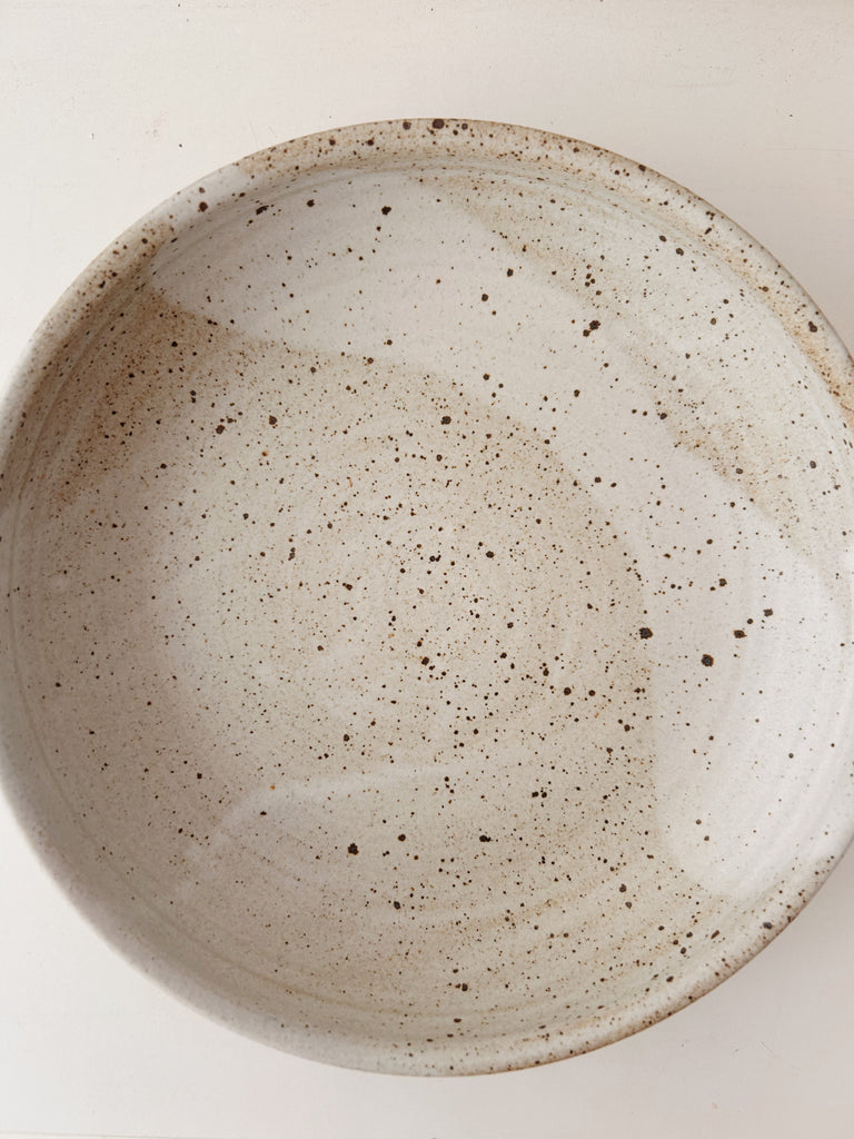 Colleen Hennessey - Large Serving Bowl, Matte Grey/White, A