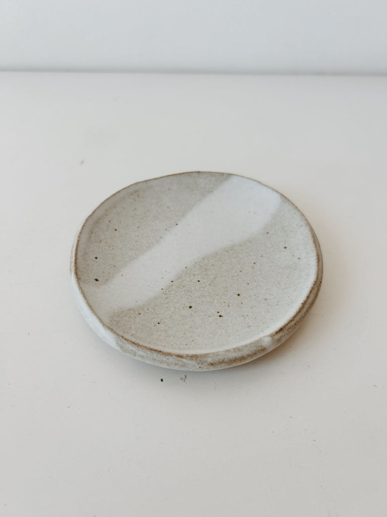 Colleen Hennessey - Tapas Plate, Matte Pale Grey, D