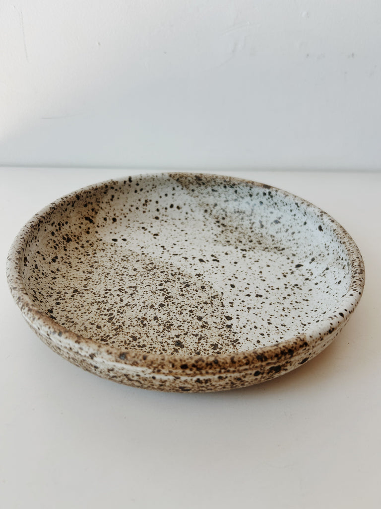 Colleen Hennessey - Shallow Dinner Bowl, Heavy Speckle, A