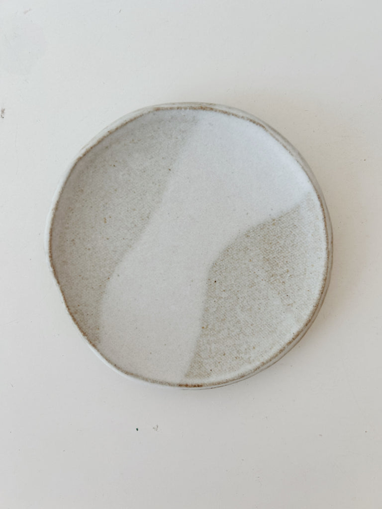 Colleen Hennessey - Tapas Plate, Matte Pale Grey, B