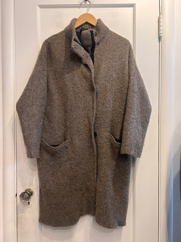 LOOP - Rag & Bone Mohair Wool Cammie Sweater Coat (#293)