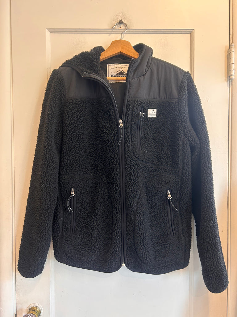 LOOP - Penfield Carson Black Sherpa Hooded Jacket (#137)