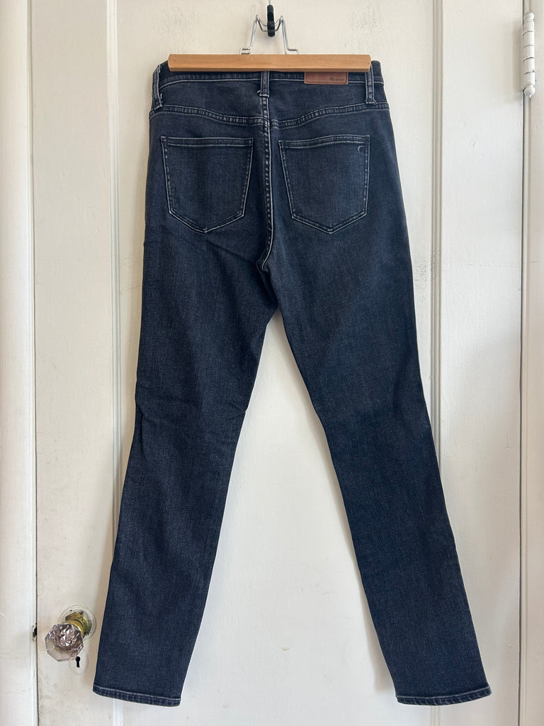 LOOP - Madewell 10” High Riser Skinny Skinny Black Jeans (#313)