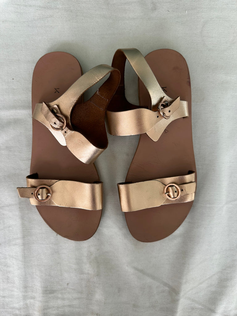 LOOP - Kyma Gold Sandals (#323)