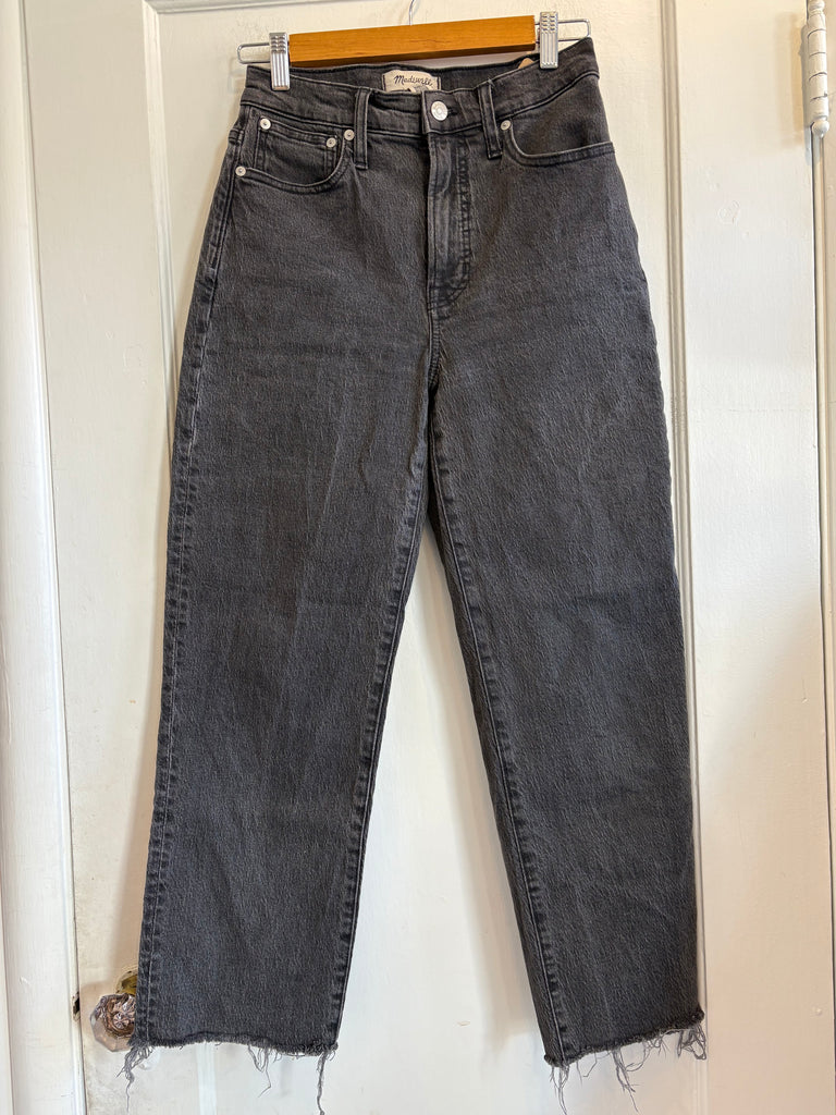 LOOP - Madewell Straight Jean, Black (#381)