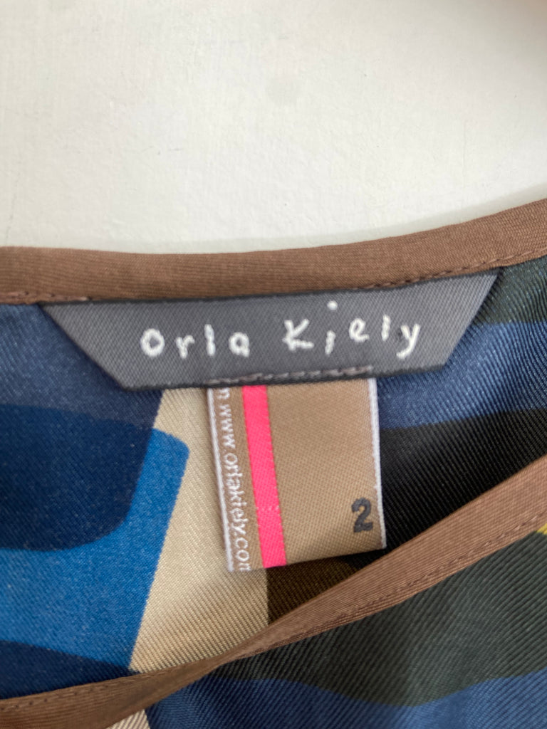 LOOP  -  Orla Kiely Silk Dress (#193)