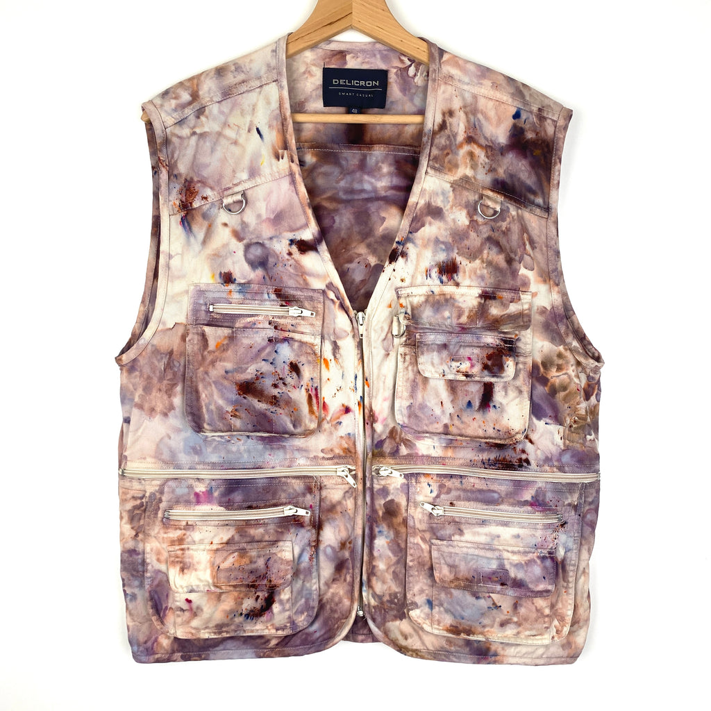 Hipcheck - Ice Dyed Utility Vest, Delicron