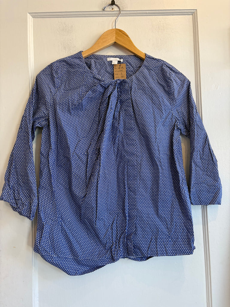 LOOP - Cos Blue Pattern Top (#29)