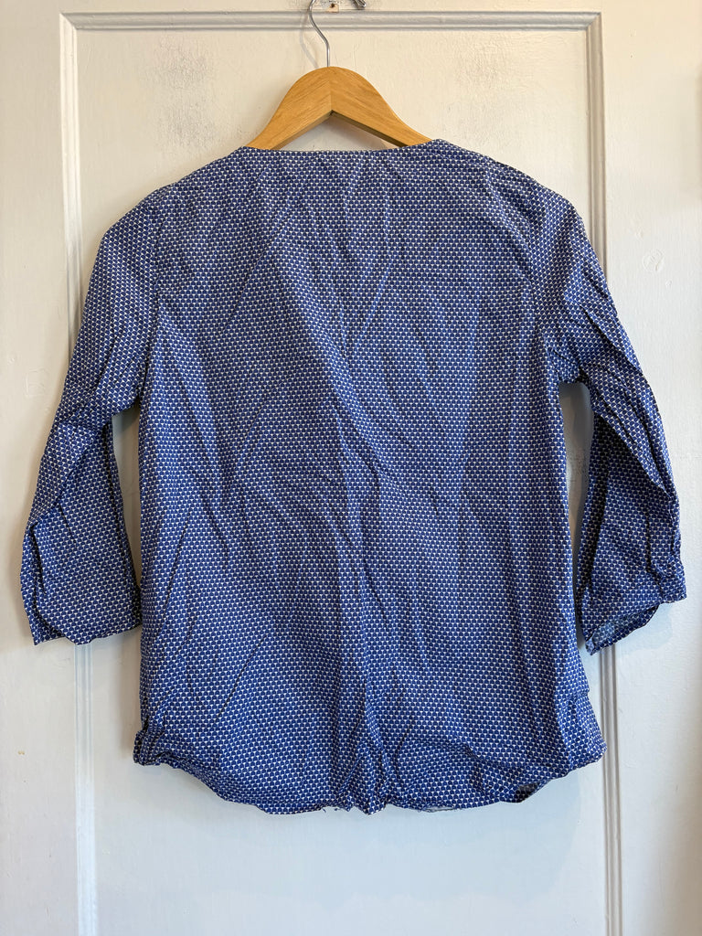 LOOP - Cos Blue Pattern Top (#29)