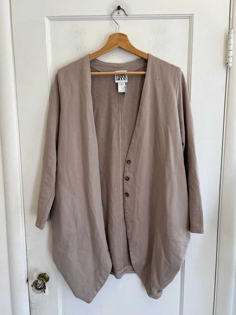 LOOP - Prairie Underground Cardigan, Tan/Grey (#248)