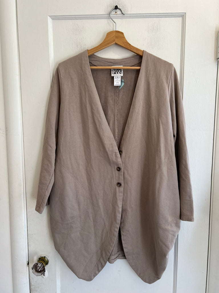 LOOP - Prairie Underground Cardigan, Tan/Grey (#248)