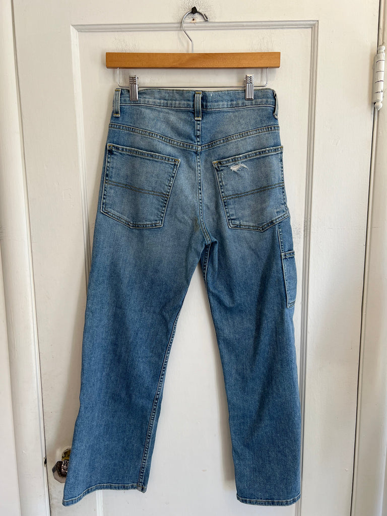 LOOP - Nili Lotan Button-Fly Denim Jeans (#122) with Carpenter Pocket