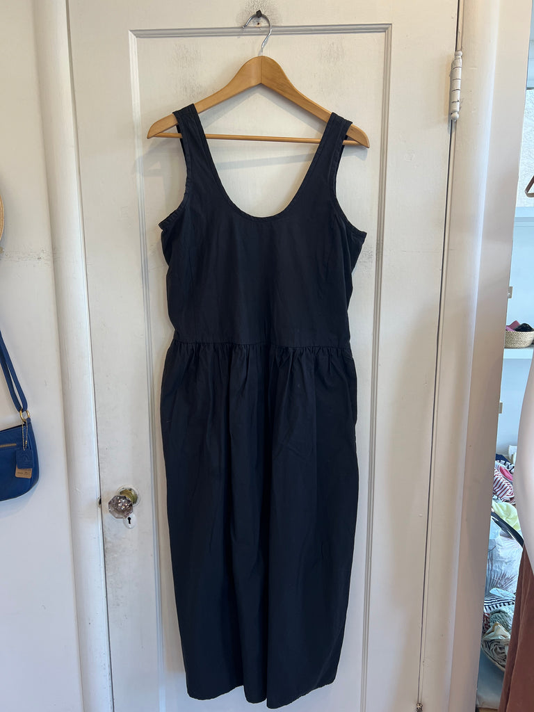 LOOP  -  Everlane Black Cotton Dress (#356)