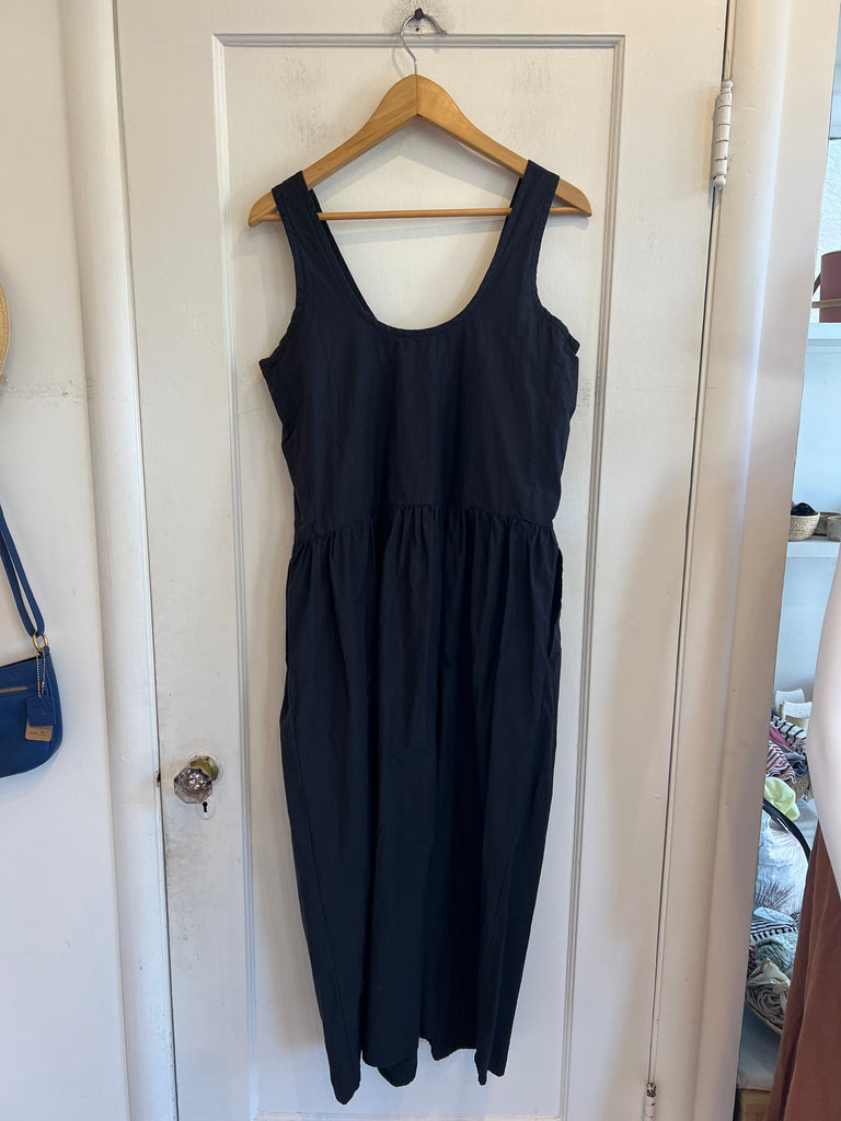 LOOP  -  Everlane Black Cotton Dress (#356)