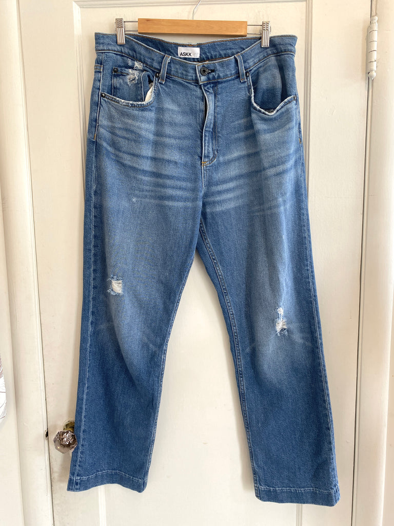 LOOP  -  ASKK NY High-Rise Jeans (#100)