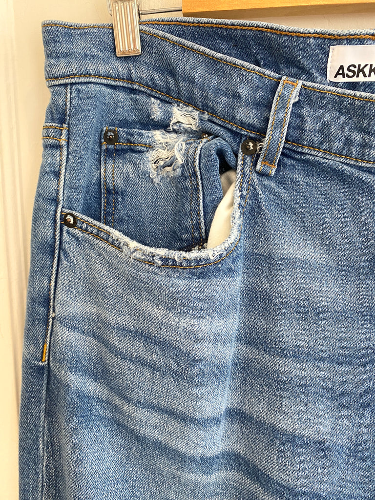 LOOP  -  ASKK NY High-Rise Jeans (#100)