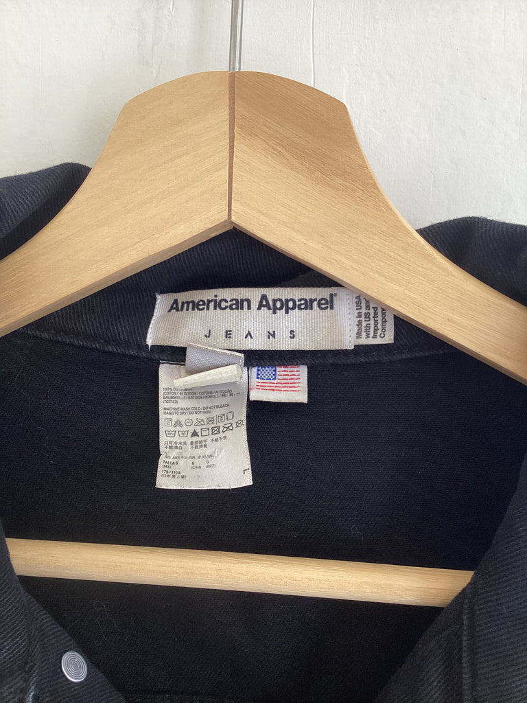 LOOP  -  American Apparel Black Jean Jacket  (#287)