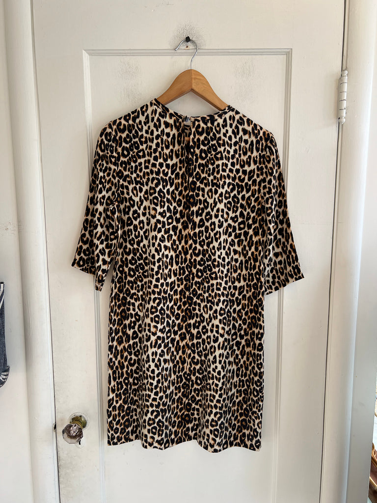 LOOP  -  Equipment Silk Leopard Dress  (#130)