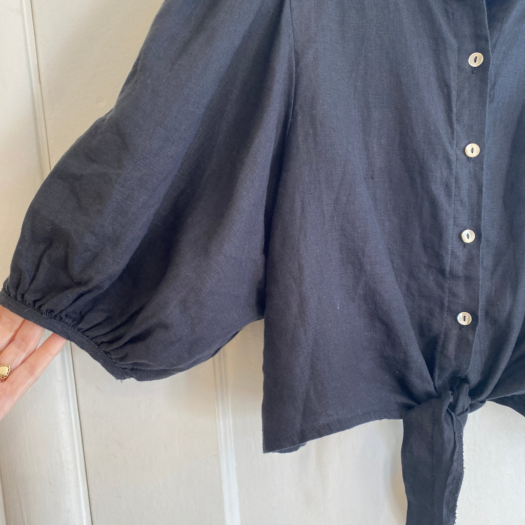 LOOP  -  lanhtropy Linen Blouse (#357)