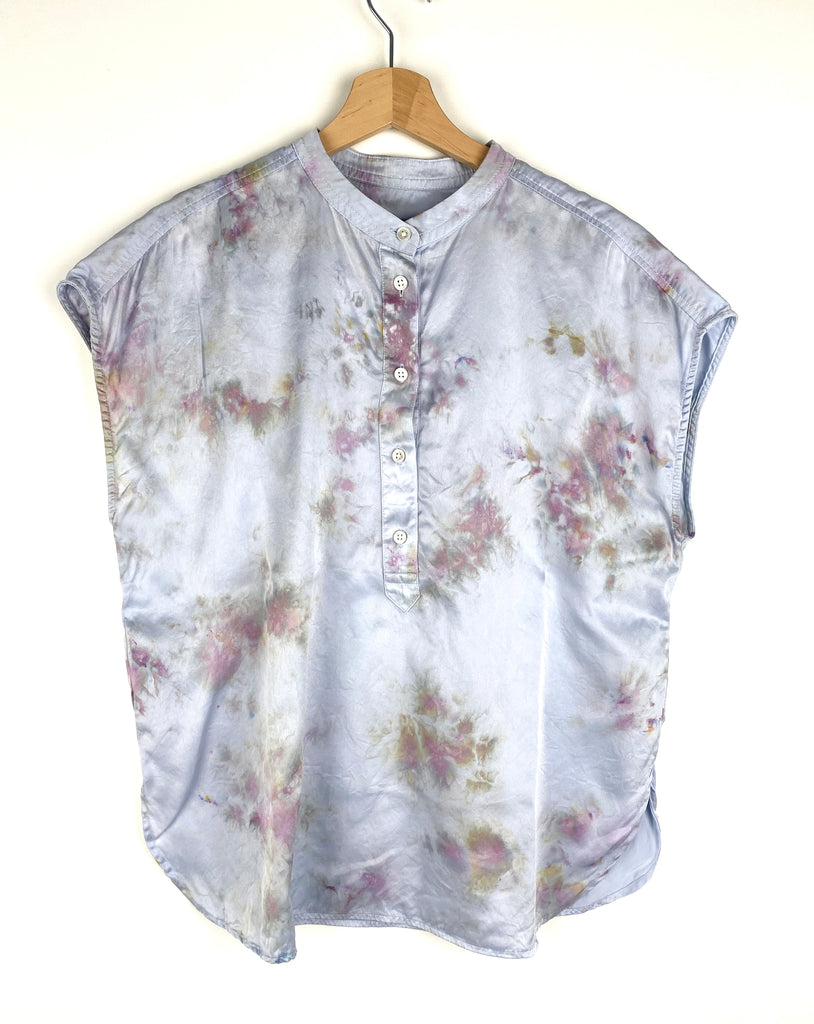 Hipcheck - Ice Dyed Silk Top, Banana Republic