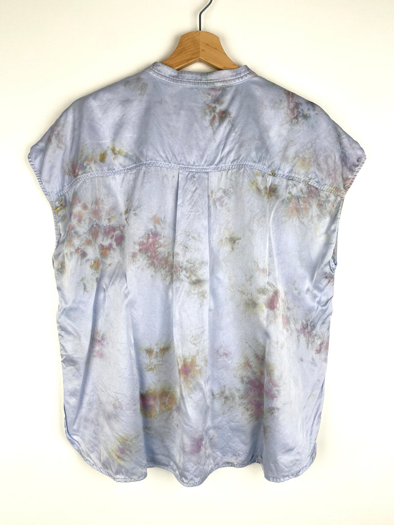 Hipcheck - Ice Dyed Silk Top, Banana Republic