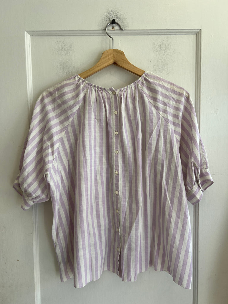 LOOP - The Great. Pink Stripe Top (#122)