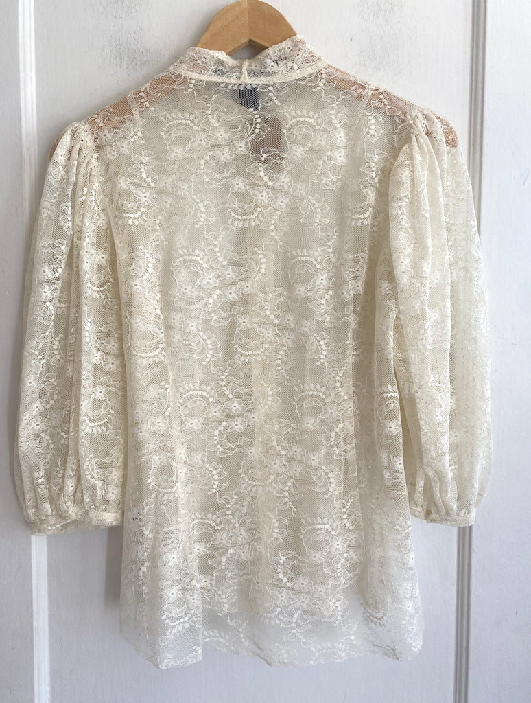 LOOP  -  Robert Rodriguez Lace Blouse (#18)