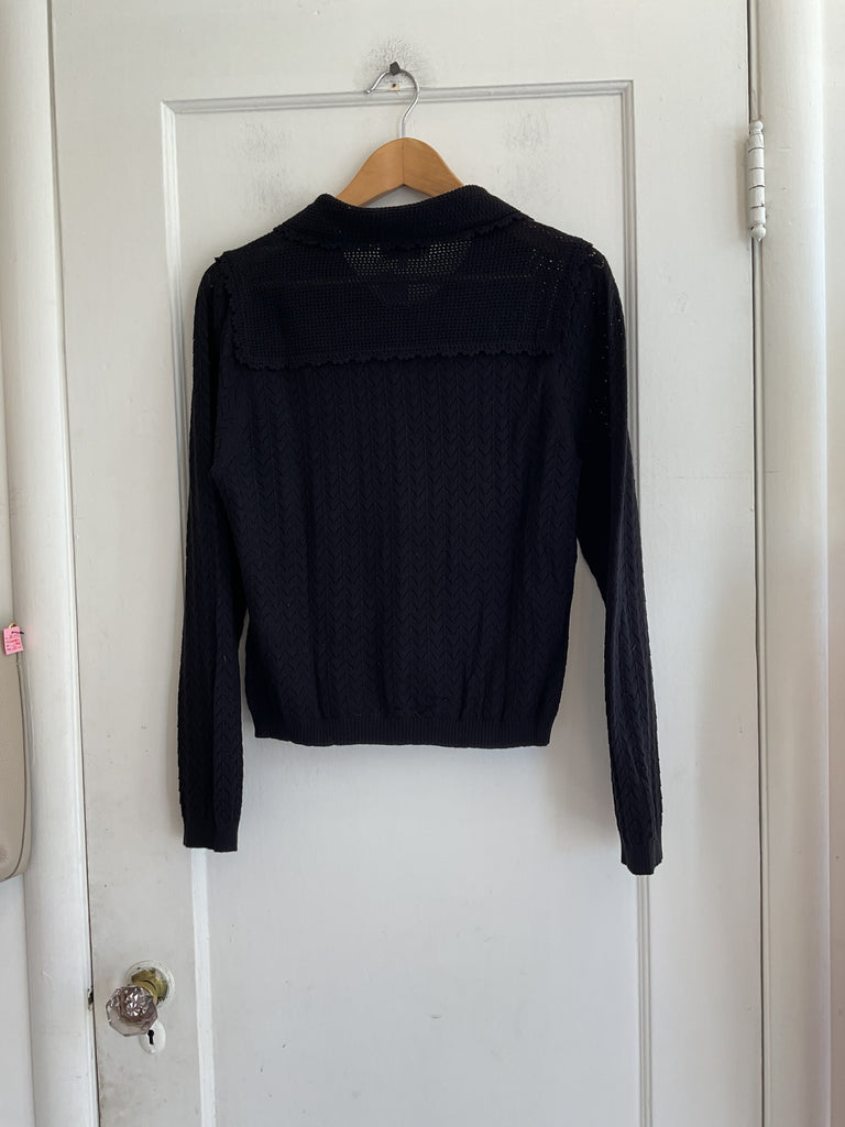 LOOP - Mille Black Cardigan Sweater (#122)