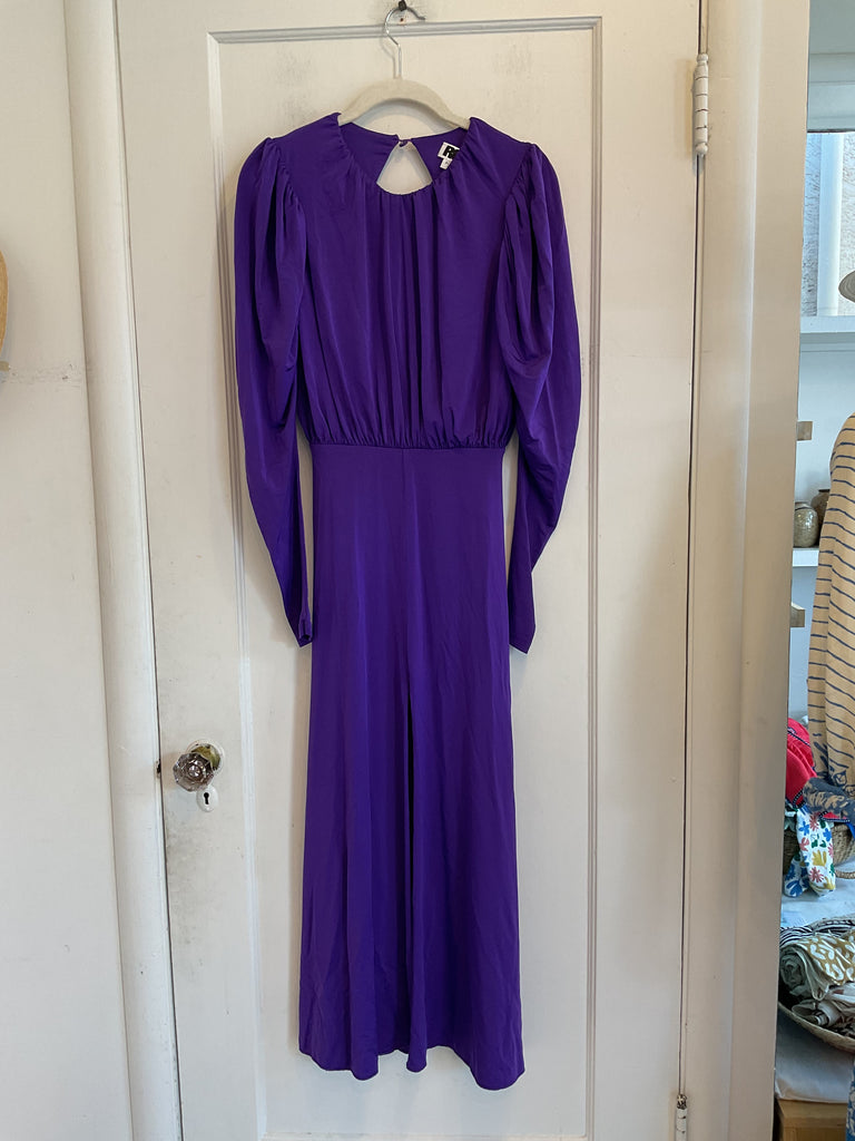 LOOP - Rotate Open Back Purple Dress (#354)