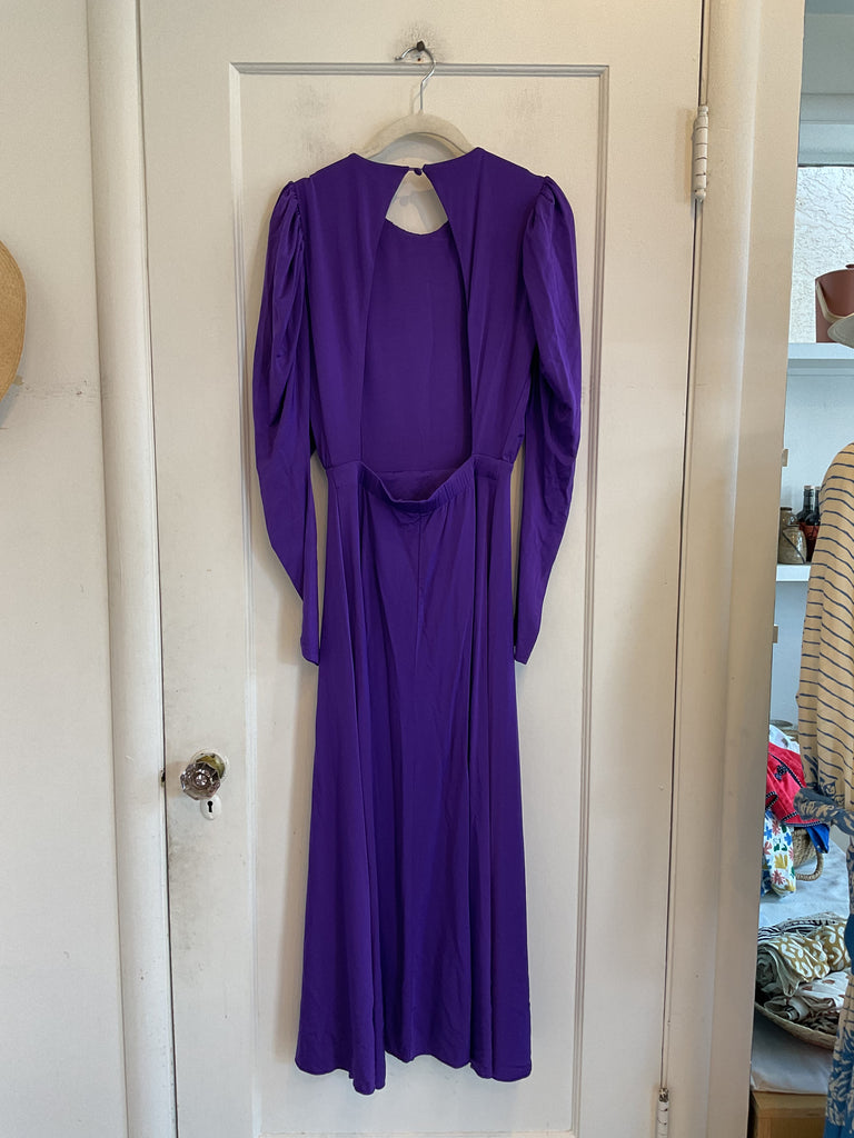 LOOP - Rotate Open Back Purple Dress (#354)