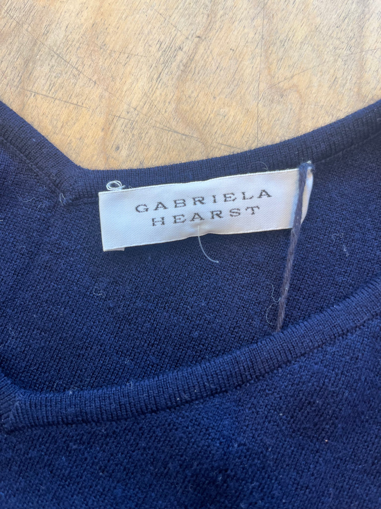 LOOP  -  Gabriela Hearst Knit Navy Dress (#293)