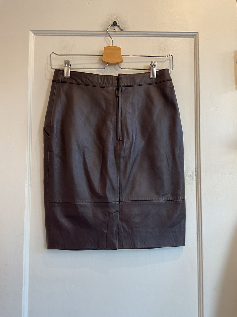 LOOP - Gestuz Leather Skirt (#365)