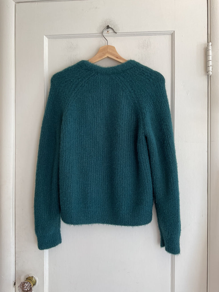 LOOP - Anthropology Sleeping On Snow Teal Cardigan (#364)