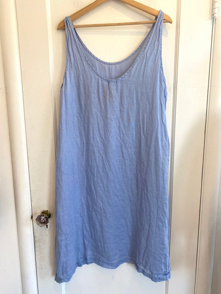 LOOP  - CP Shades Blue Linen Dress (#19)