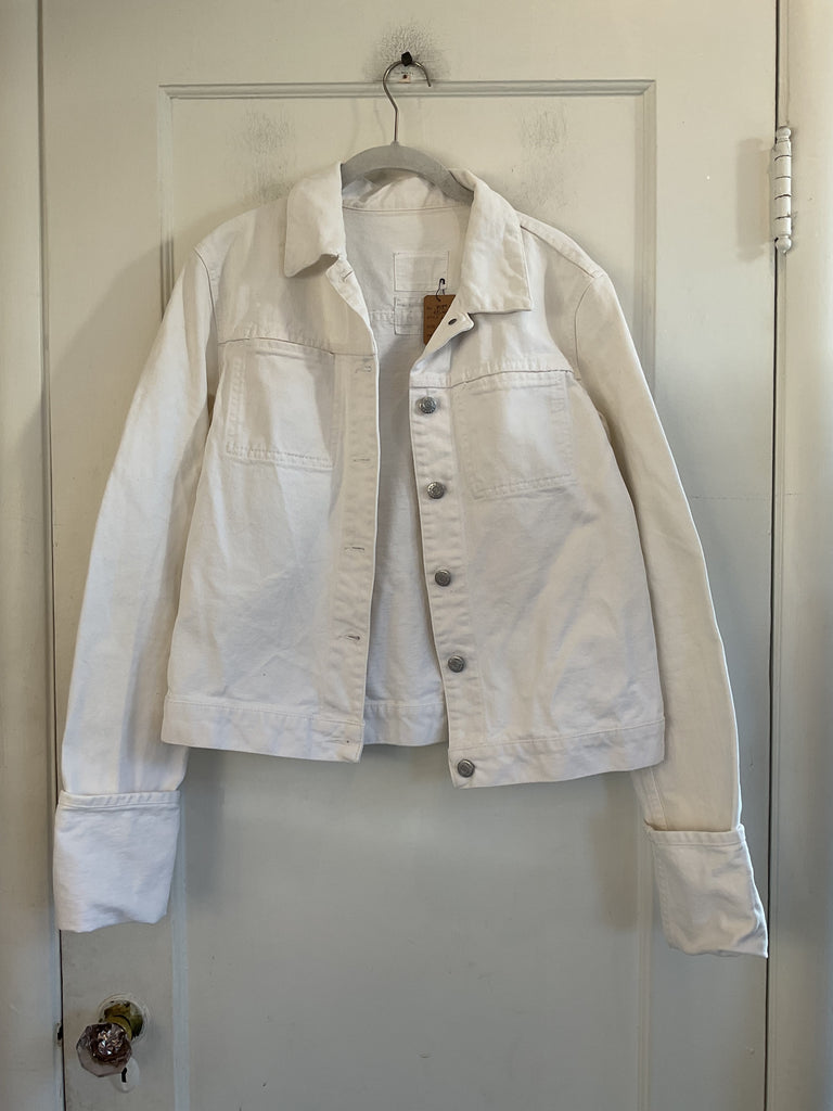 LOOP  -  Helmut Lang White Denim Jacket (#188)